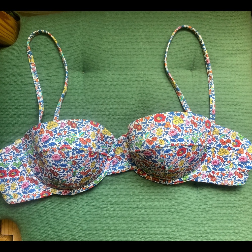 Jcrew swimsuit in Liberty of London favorite flowers pattern